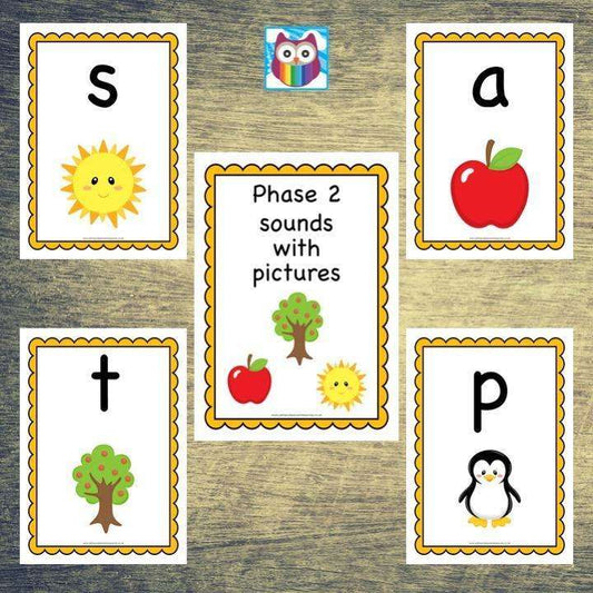 Phase 2 Sounds with Pictures:Primary Classroom Resources