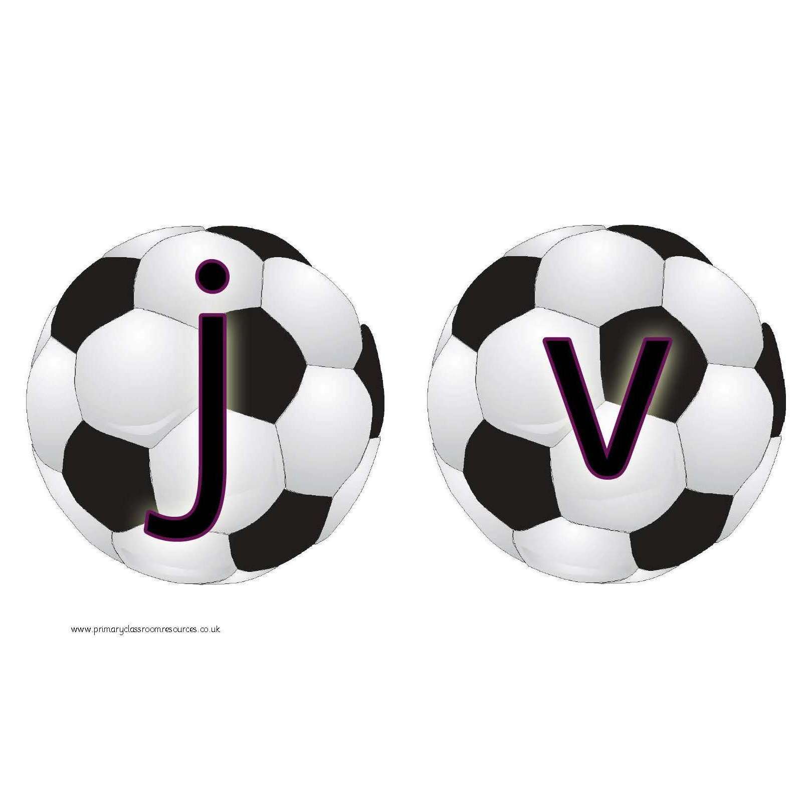 Phase 3 Grapheme Footballs:Primary Classroom Resources