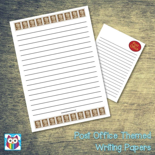 Post Office Themed Writing Papers:Primary Classroom Resources