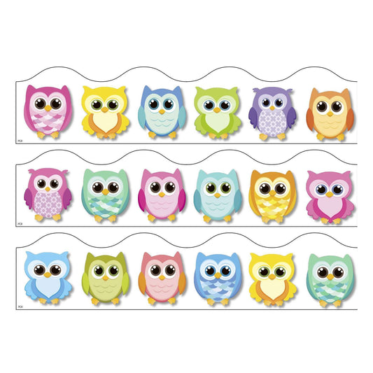 Print Your Own Display Borders - Owl Design:Primary Classroom Resources
