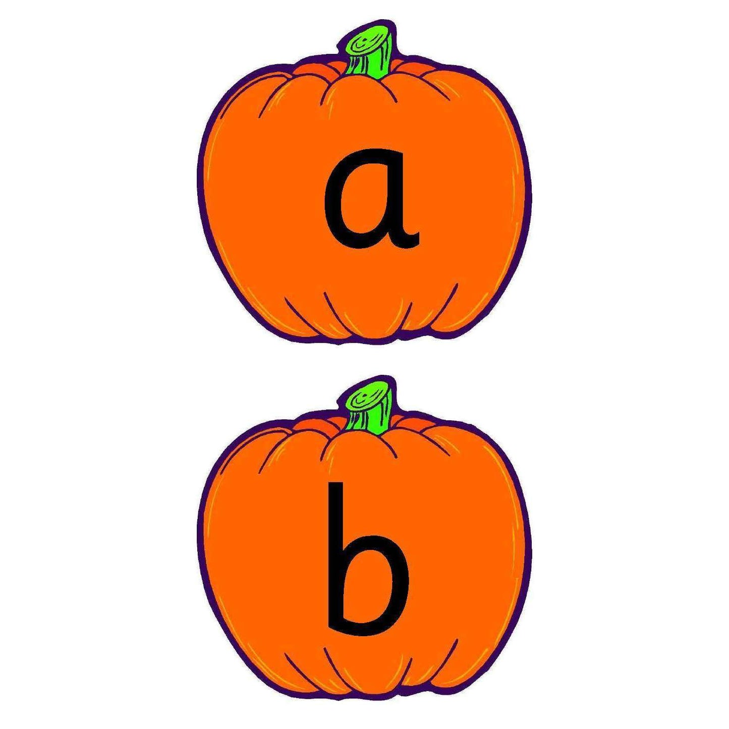 Pumpkin Alphabet Lower Case:Primary Classroom Resources