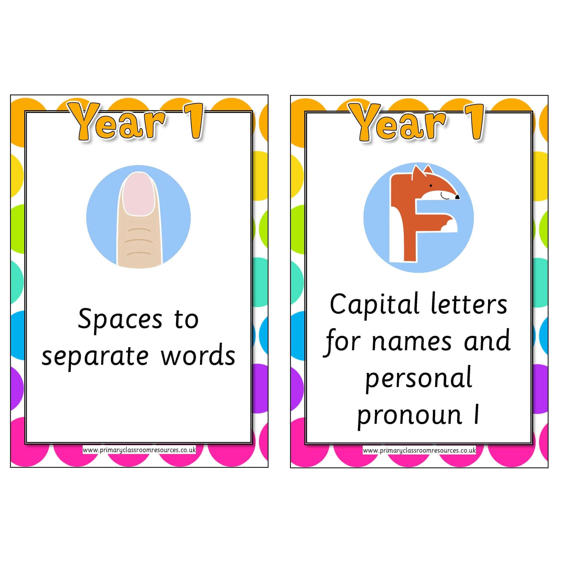 Punctuation in Year 1:Primary Classroom Resources