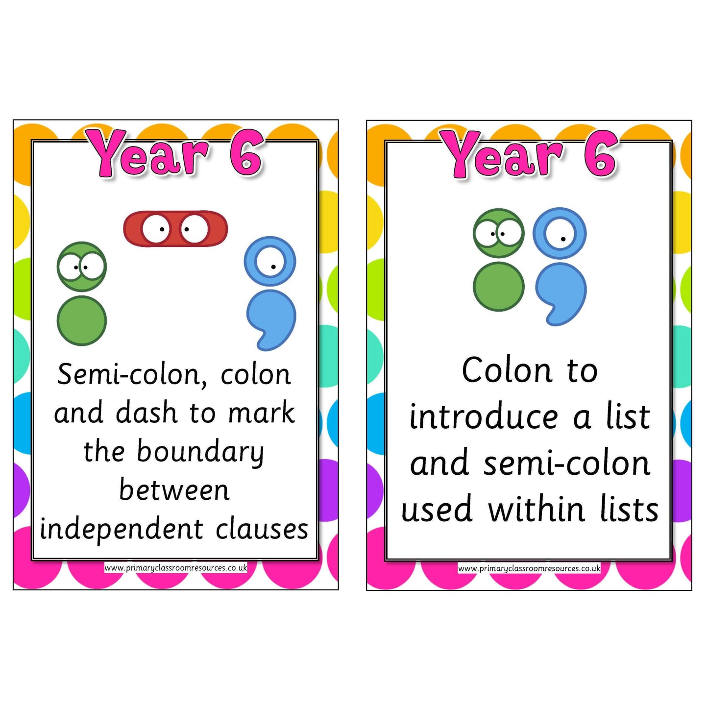 Punctuation in Year 6:Primary Classroom Resources