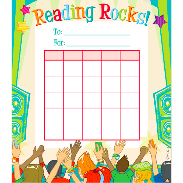 Reading Rocks Pupil Incentive Chart:Primary Classroom Resources