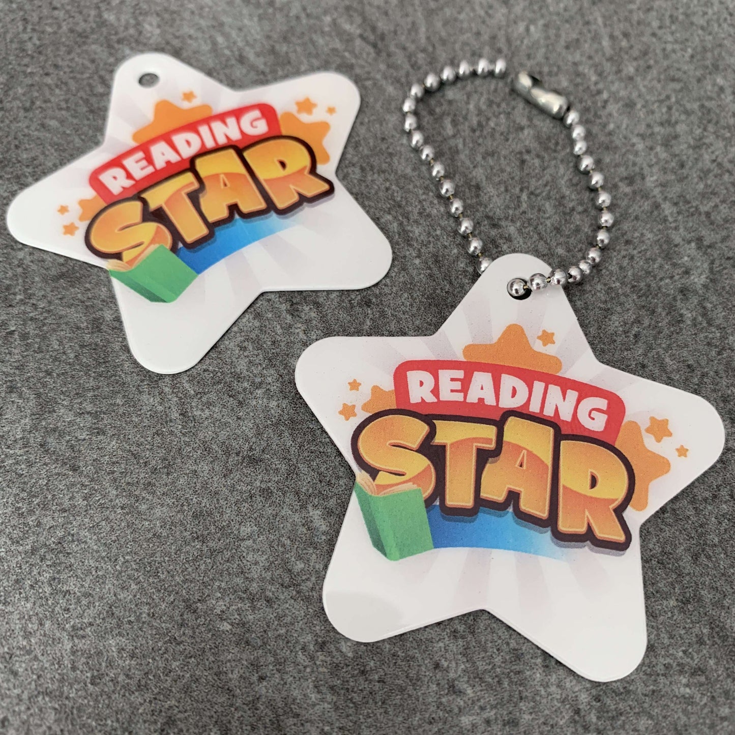 Reading Star (White) BragTags Classroom Rewards:Primary Classroom Resources