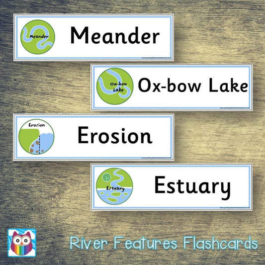 River Features Flashcards:Primary Classroom Resources
