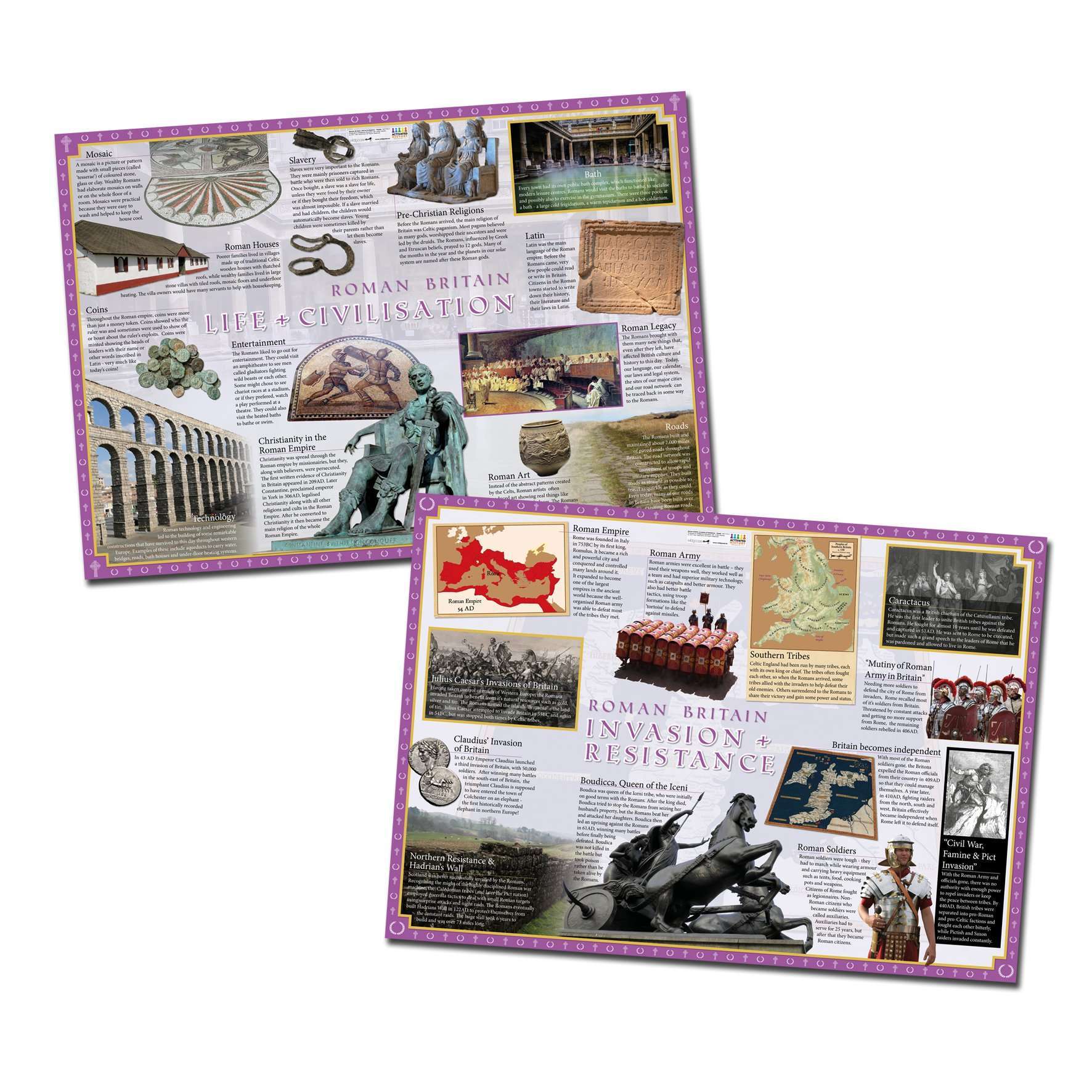 Romans Poster (Set of 2):Primary Classroom Resources