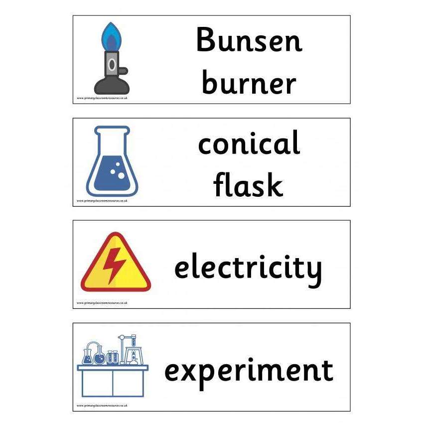 Science Lab Labels – Primary Classroom Resources