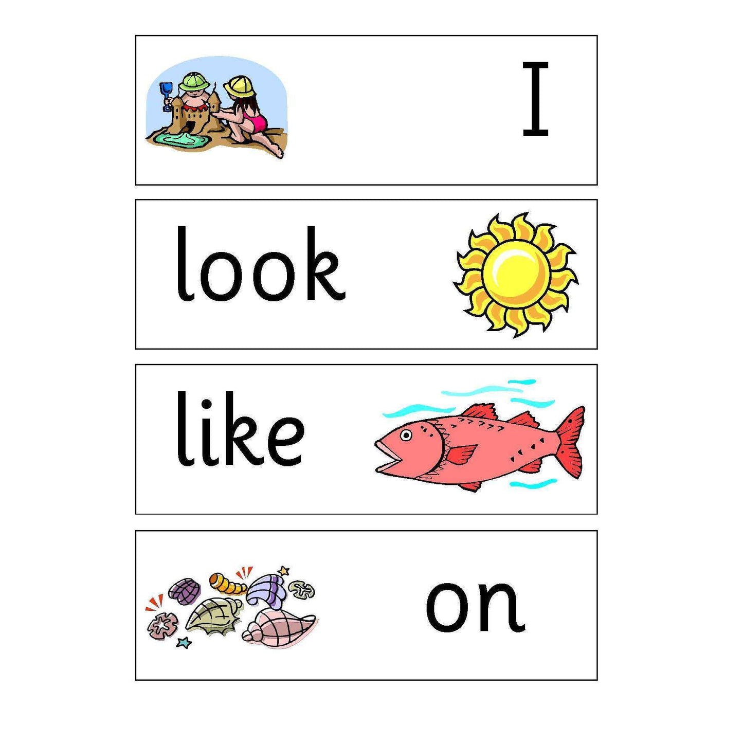 Seaside Year R Keywords:Primary Classroom Resources