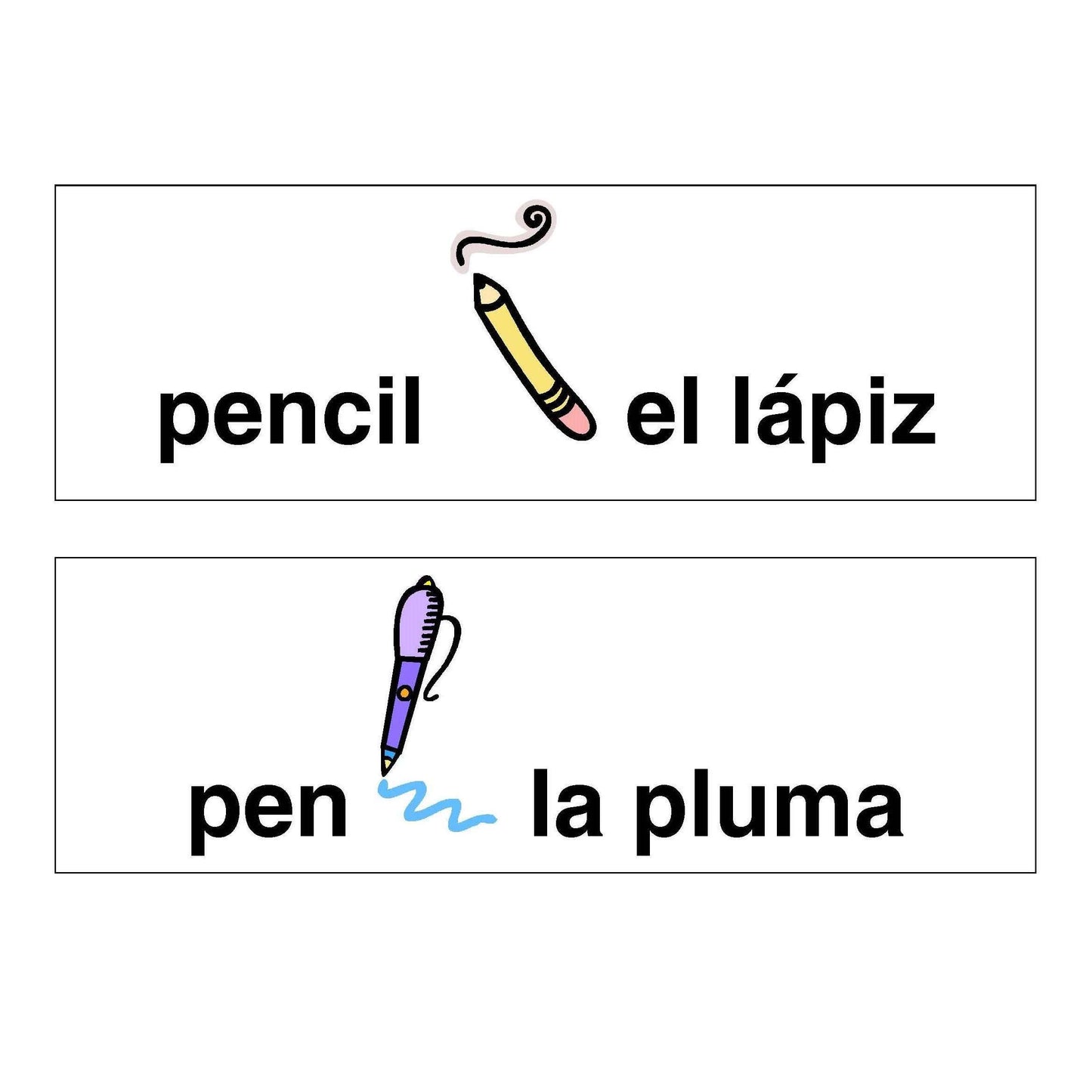 Spanish Classroom Objects:Primary Classroom Resources