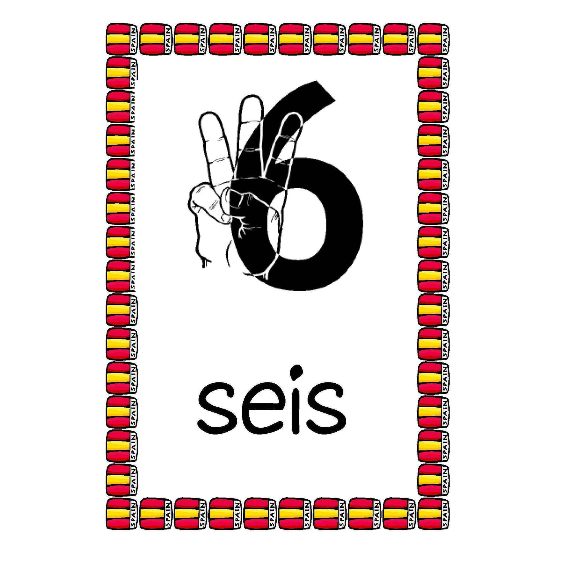 Spanish Numbers 0 - 10 Cards:Primary Classroom Resources