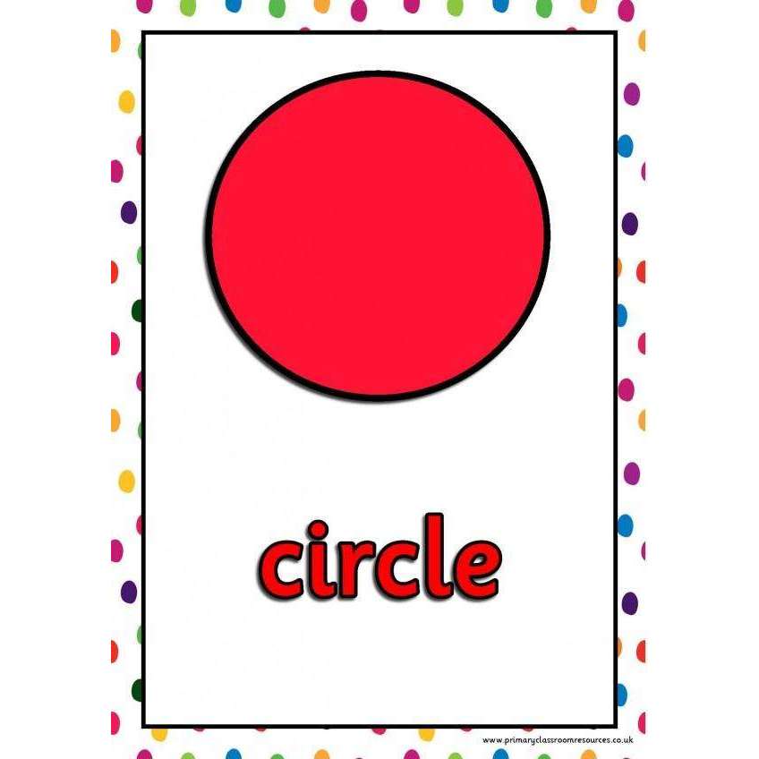 Spotty 2D Shapes Posters:Primary Classroom Resources