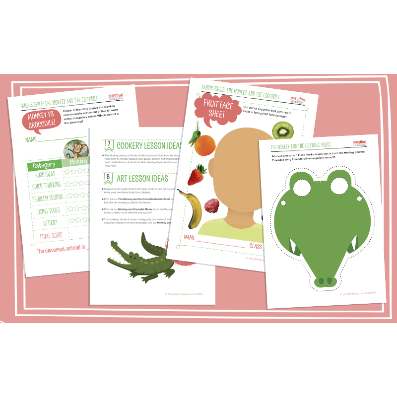 Storytime Resource Pack - The Monkey and the Crocodile:Primary Classroom Resources