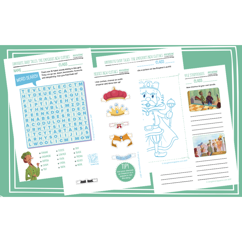 Storytime Resource Pack - The Emperor's New Clothes:Primary Classroom Resources