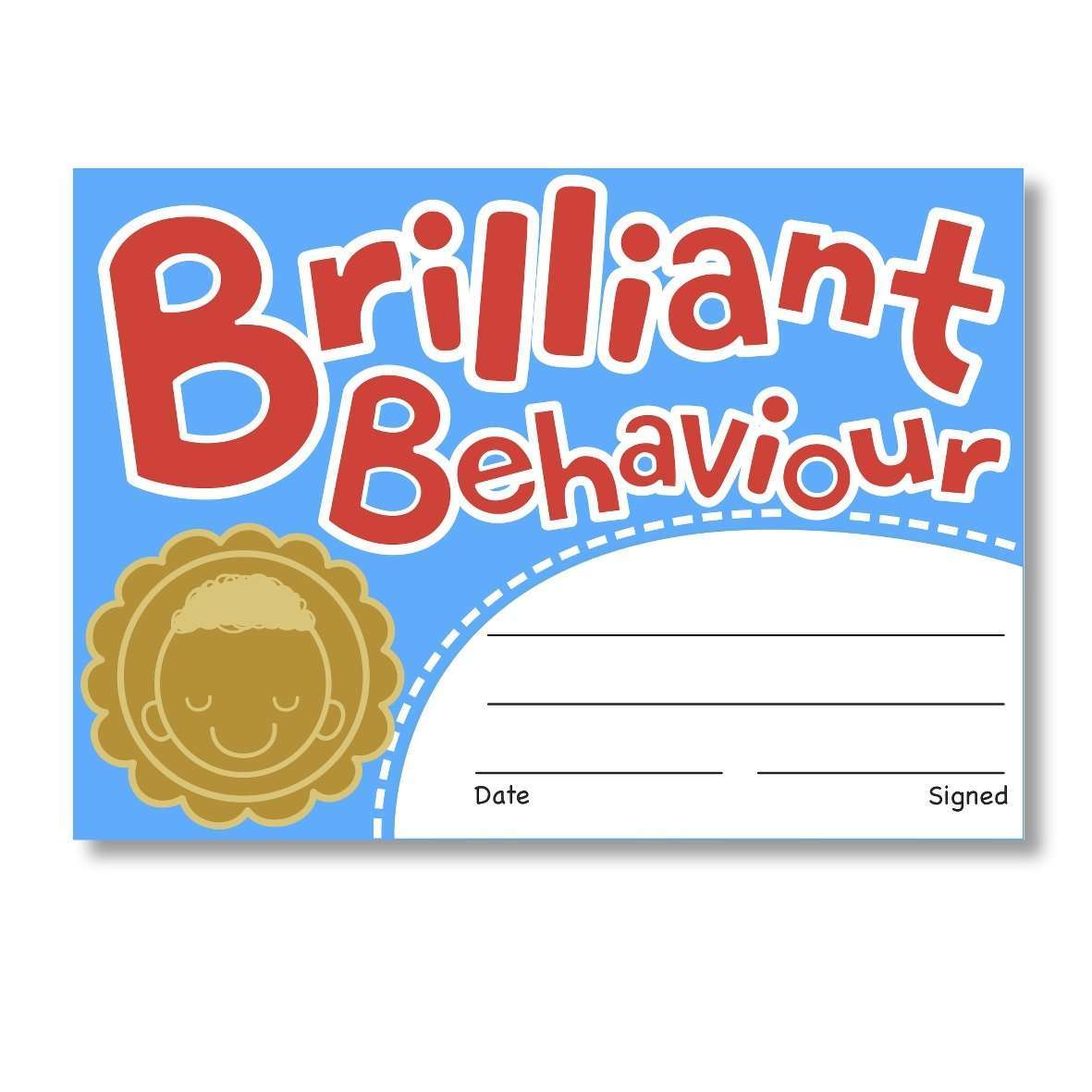 Sticky Certificates - Brilliant Behaviour:Primary Classroom Resources