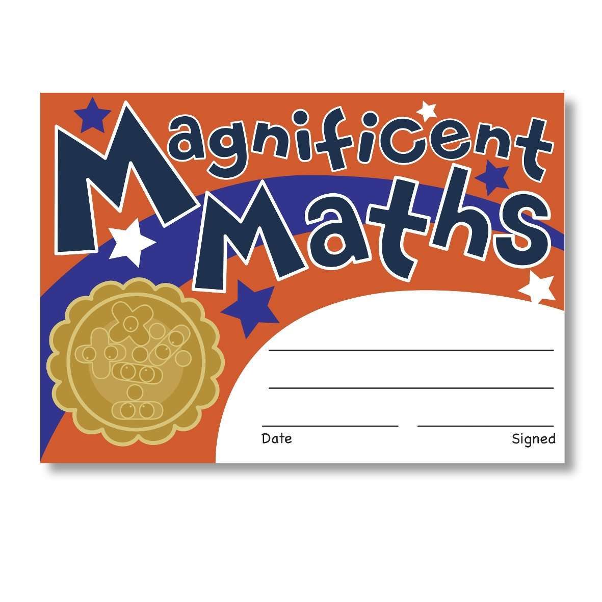 Sticky Certificates - Magnificent Maths:Primary Classroom Resources