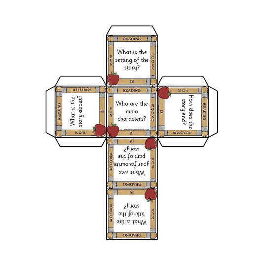 Story Comprehension Cubes:Primary Classroom Resources