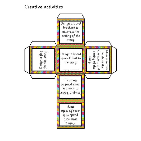 Story Reading Response Activity Cubes:Primary Classroom Resources
