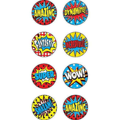 Superhero Mini Stickers:Primary Classroom Resources