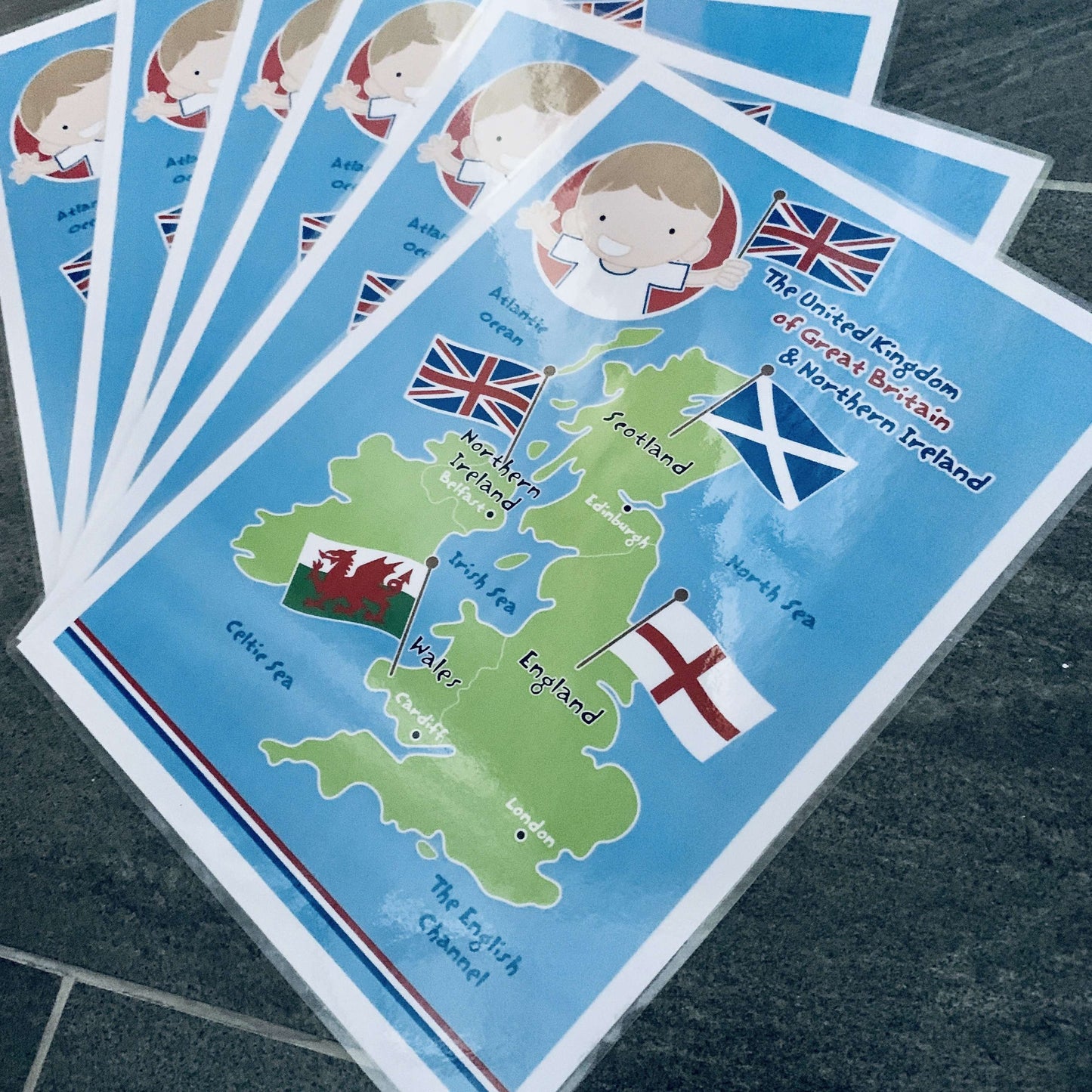 The 4 Countries of the UK Mini Poster/Mat Pack:Primary Classroom Resources