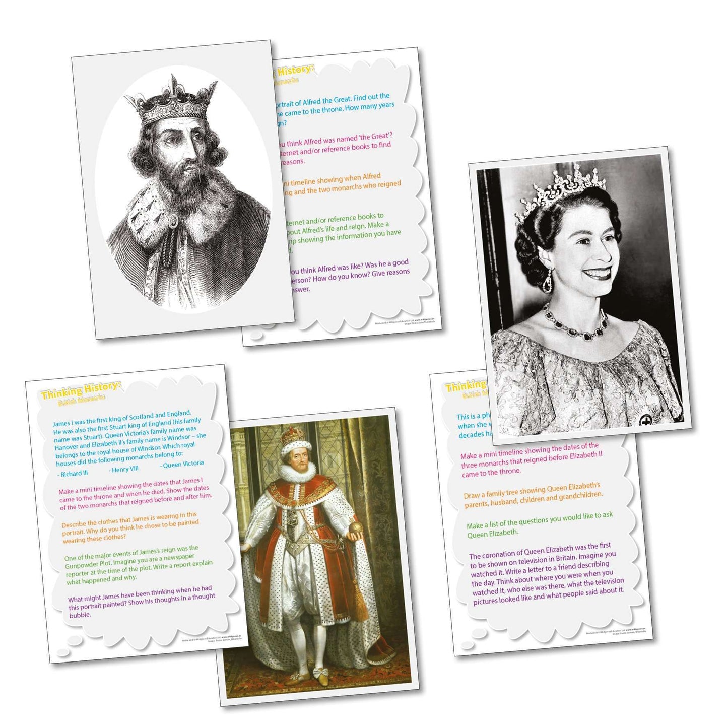 Thinking History - Monarchs:Primary Classroom Resources