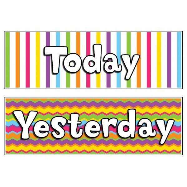 Today, Tomorrow and Yesterday Headers – Primary Classroom Resources