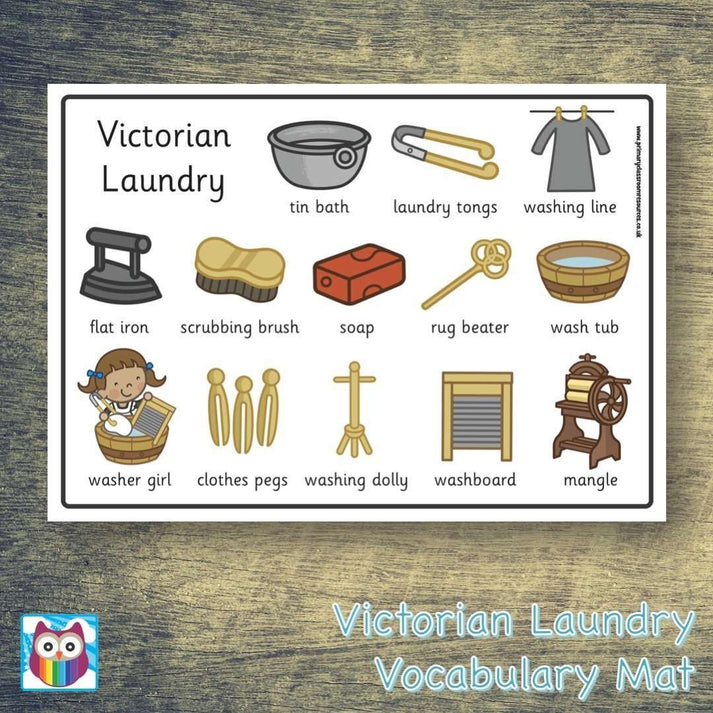 Victorian Laundry Word Mat Primary Classroom Resources