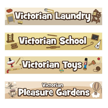 Victorians Banners Pack:Primary Classroom Resources