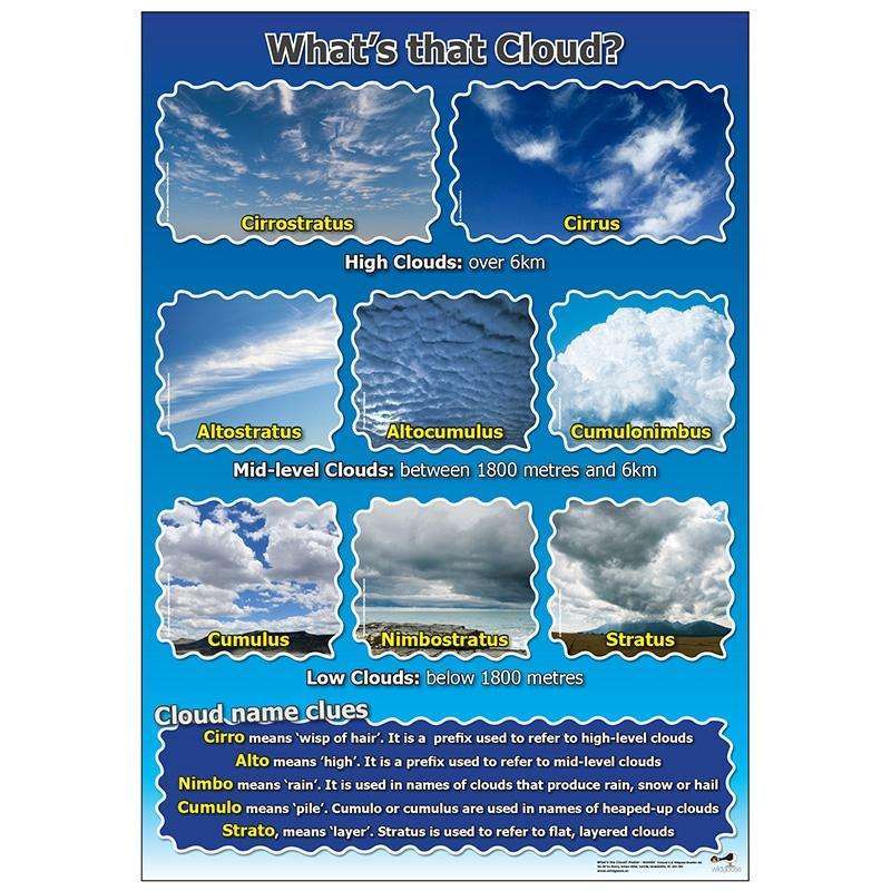What's that Cloud poster:Primary Classroom Resources