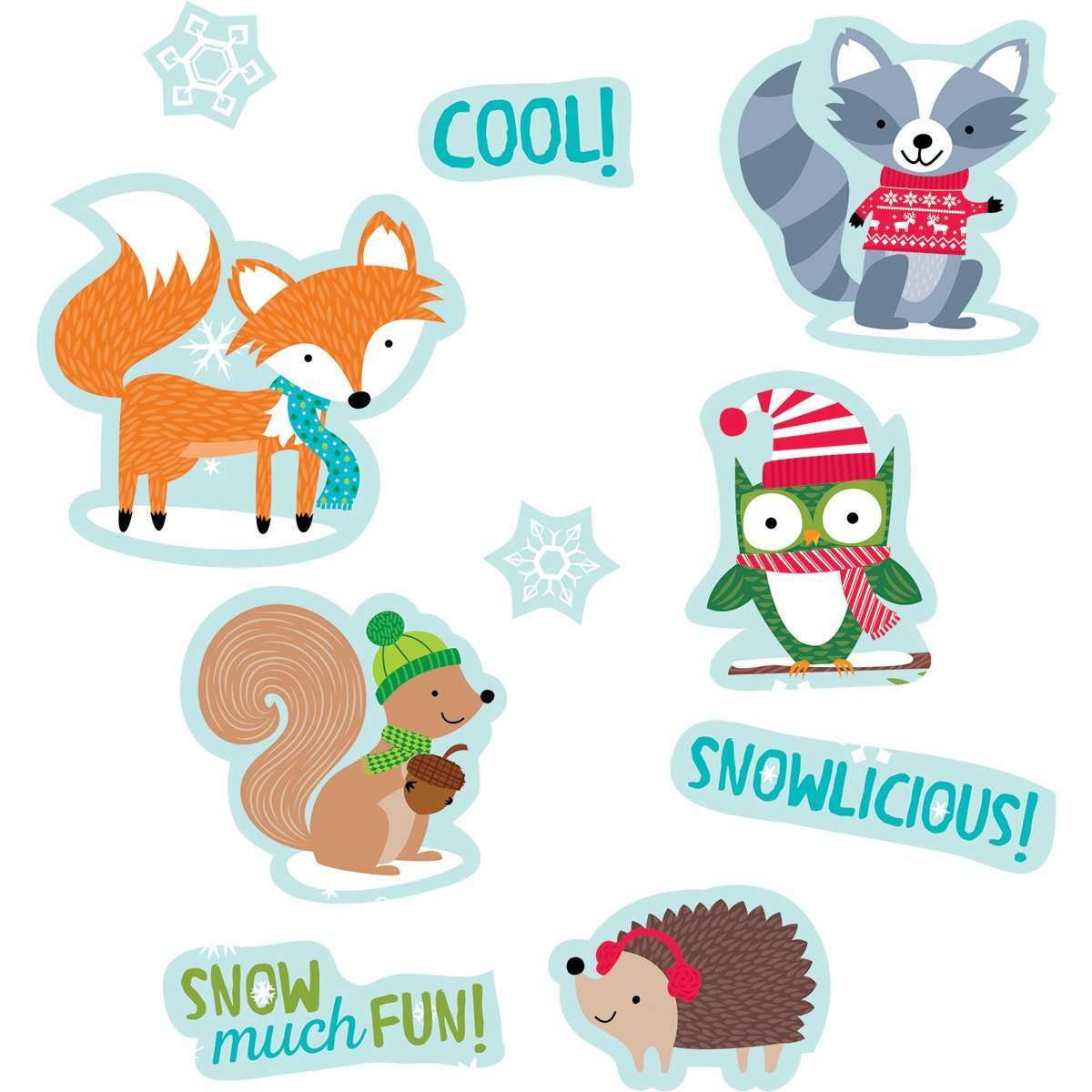 Winter Woodland Friends Stickers:Primary Classroom Resources