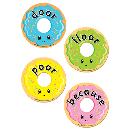 Year 2 Common Exception Words Donuts:Primary Classroom Resources