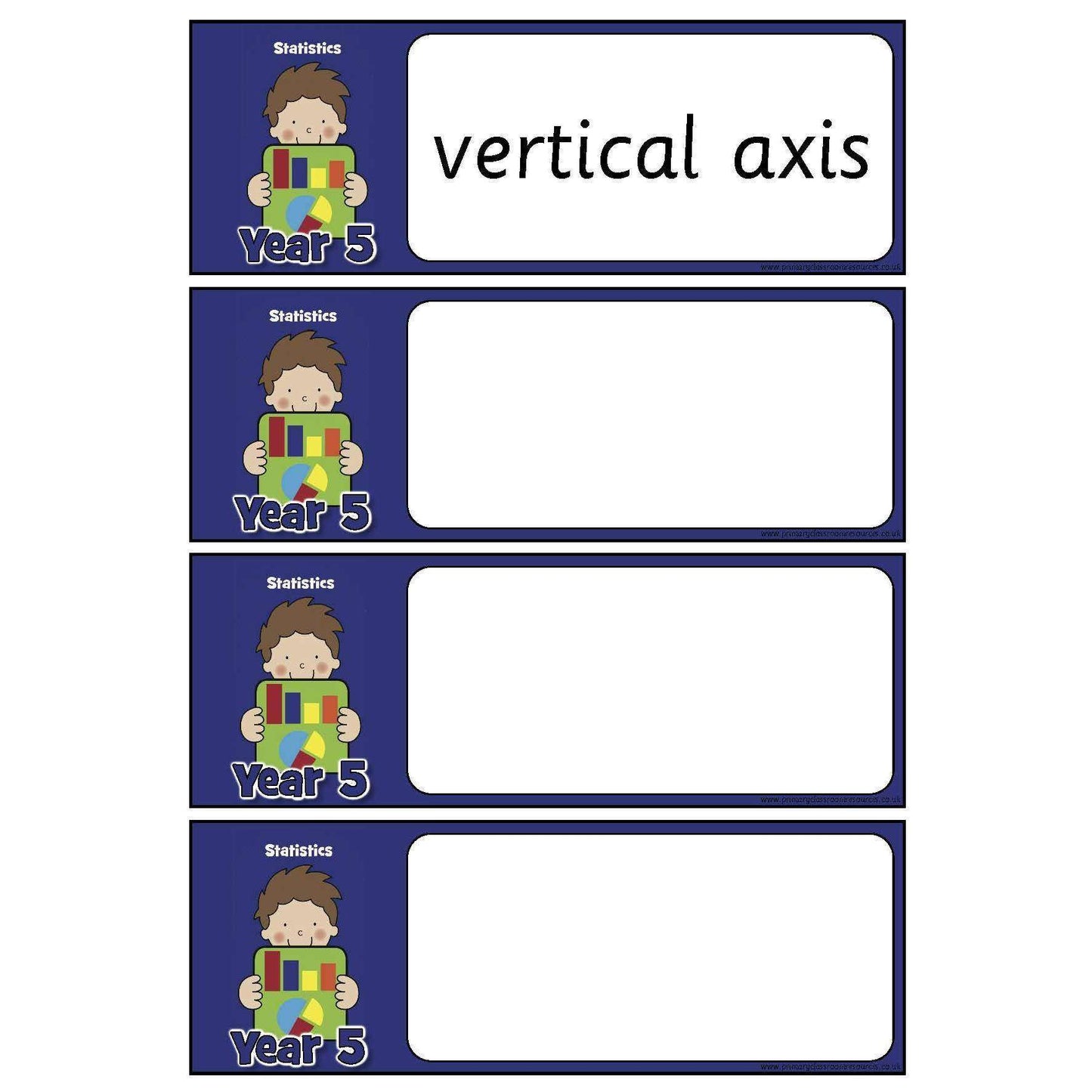 Year 5 Maths Vocabulary - Statistics:Primary Classroom Resources